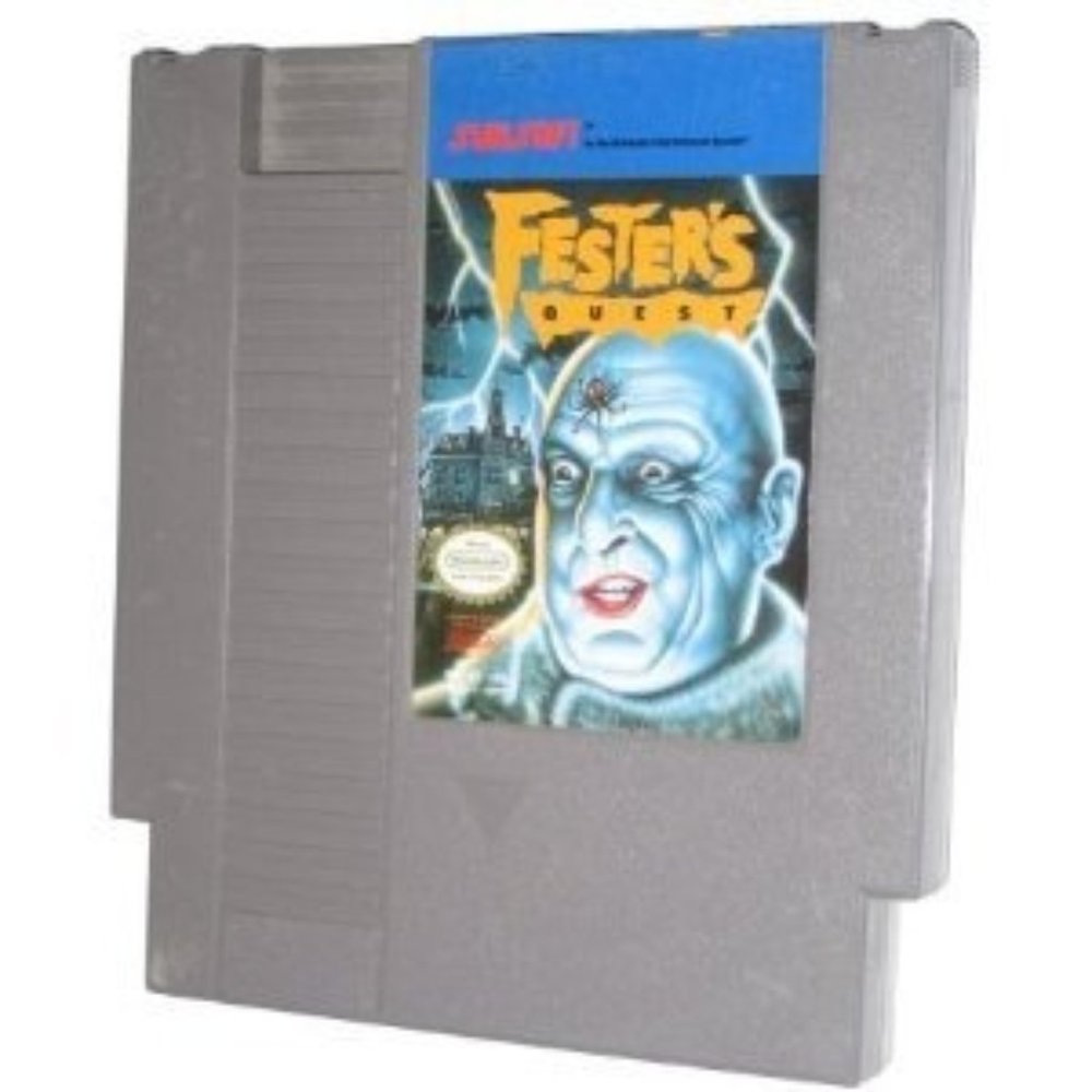 Fester's Quest Nintendo Game 1985 By Sunsoft